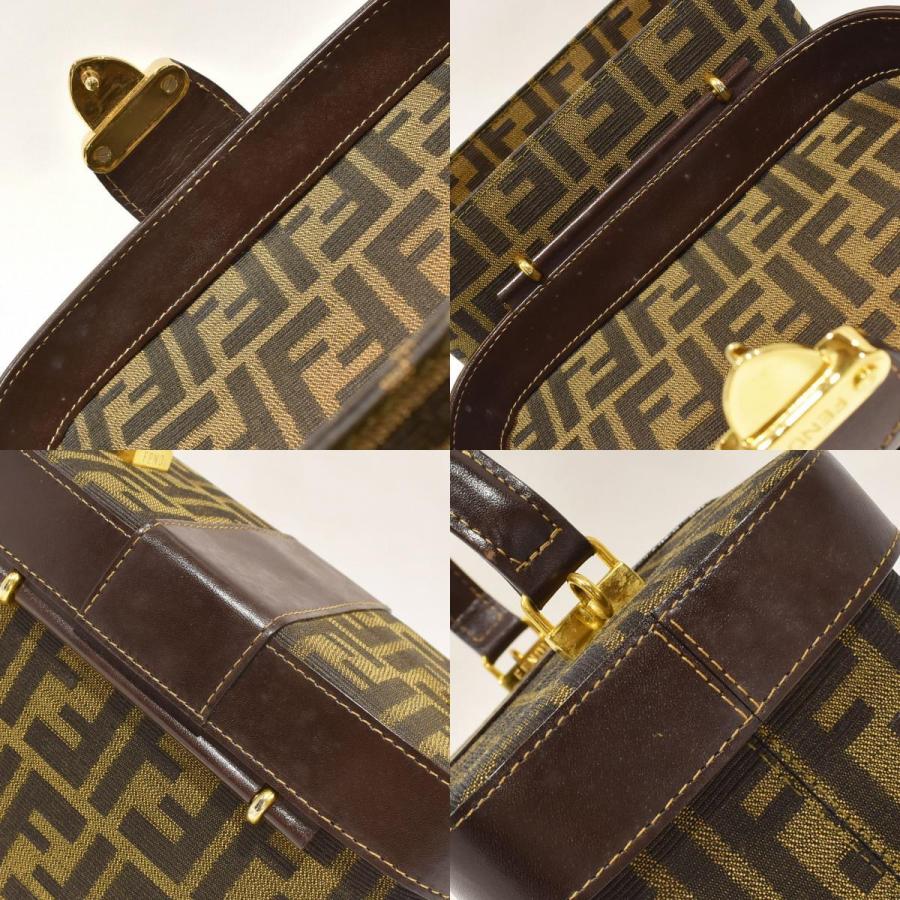 FENDI（フェンディ） バニティバッグ ズッカ柄 ハンドバッグ 2way