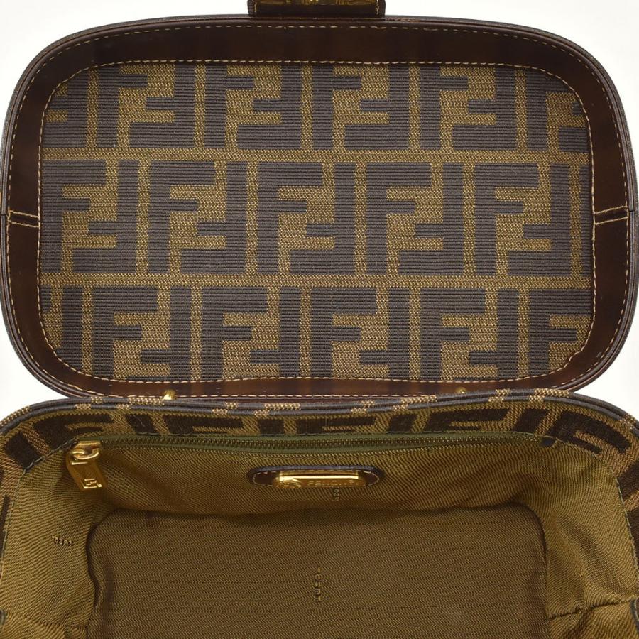 FENDI（フェンディ） バニティバッグ ズッカ柄 ハンドバッグ 2way