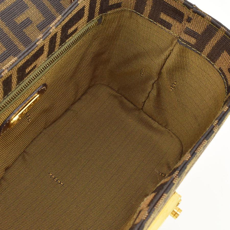 FENDI（フェンディ） バニティバッグ ズッカ柄 ハンドバッグ 2way