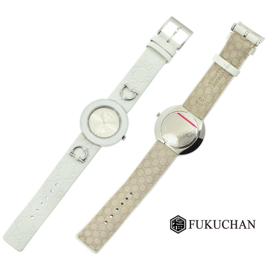 GUCCI（グッチ） Uプレイ ウォッチ シルバー文字盤 SS×レザー クォーツ