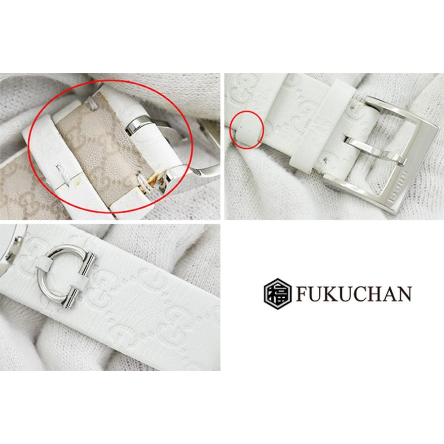 正規品【新品電池】GUCCI 129.5/Uプレイ 動作品 人気モデル シルバー GUCCI（グッチ） Uプレイ ウォッチ シルバー文字盤 SS×レザー クォーツ