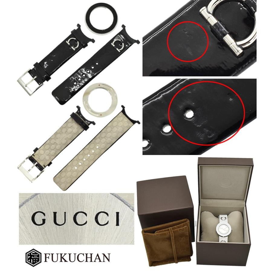 GUCCI（グッチ） Uプレイ ウォッチ シルバー文字盤 SS×レザー クォーツ