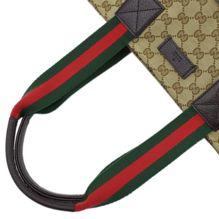 GUCCI グッチ GGキャンバス シェリーライン マザーズバッグ