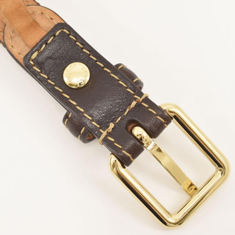 GUCCI グッチ GG柄 ハートチャーム付き ウエストベルト PVC