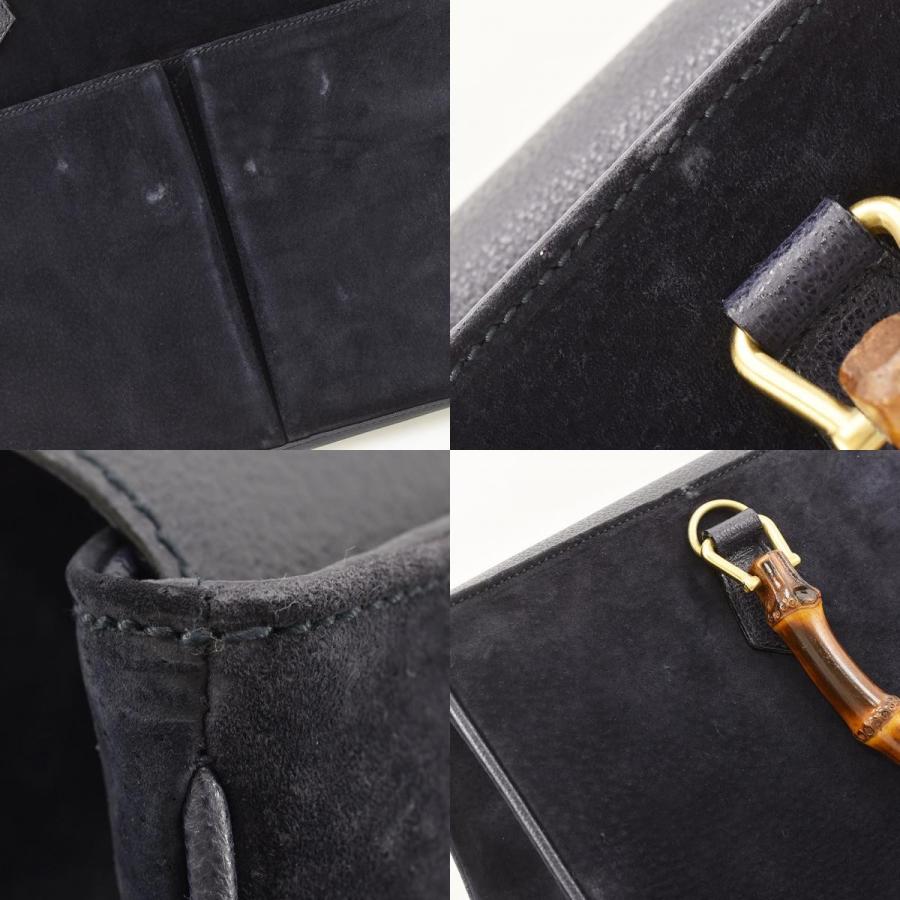 GUCCI グッチ バンブー 2wayハンドバッグ ショルダーバッグ レザー