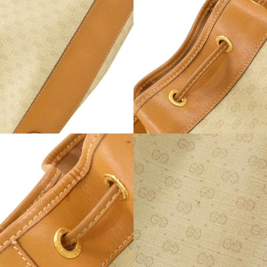 GUCCI グッチ オールドグッチ GG柄 巾着バッグ ショルダーバッグ