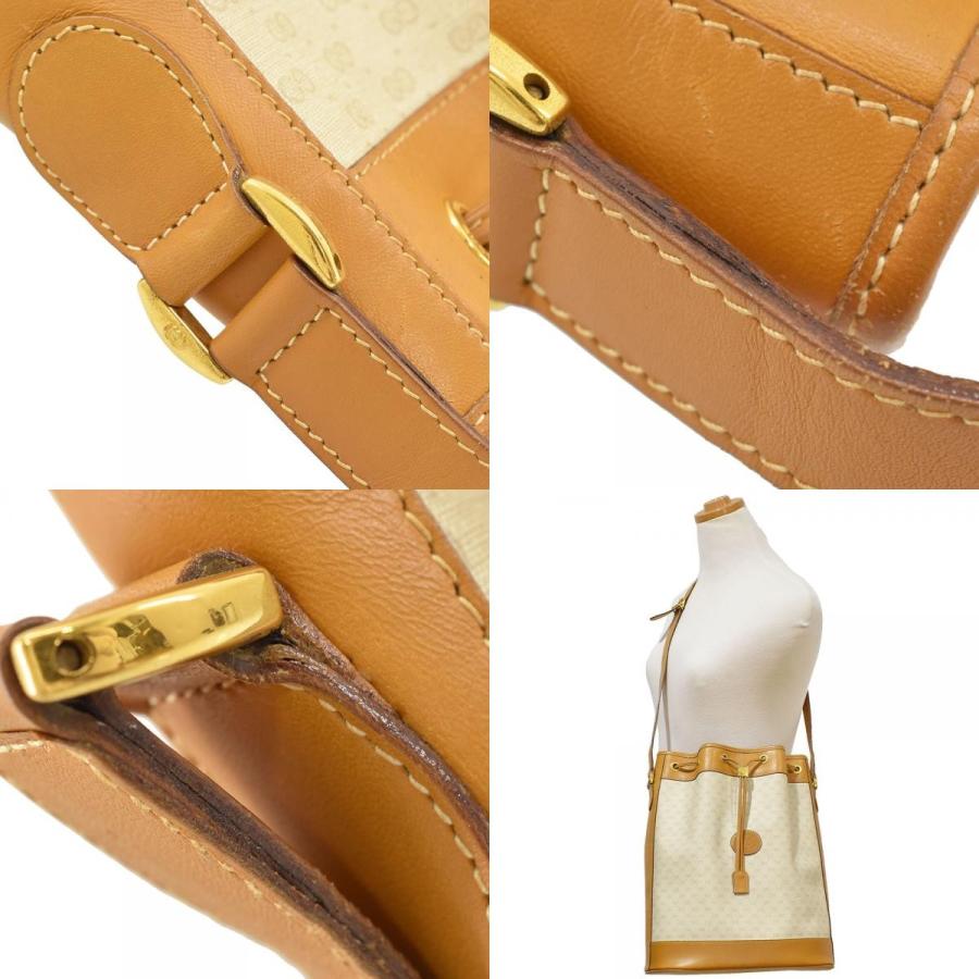 GUCCI グッチ オールドグッチ GG柄 巾着バッグ ショルダーバッグ
