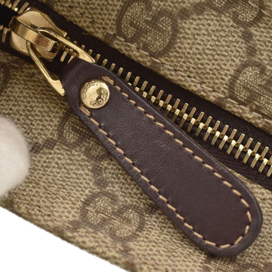 GUCCI グッチ ショルダーバッグ GGプラス 201538 204046 PVC ベージュ