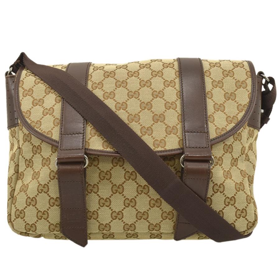 GUCCI（グッチ） ショルダーバッグ GGキャンバス メッセンジャーバッグ