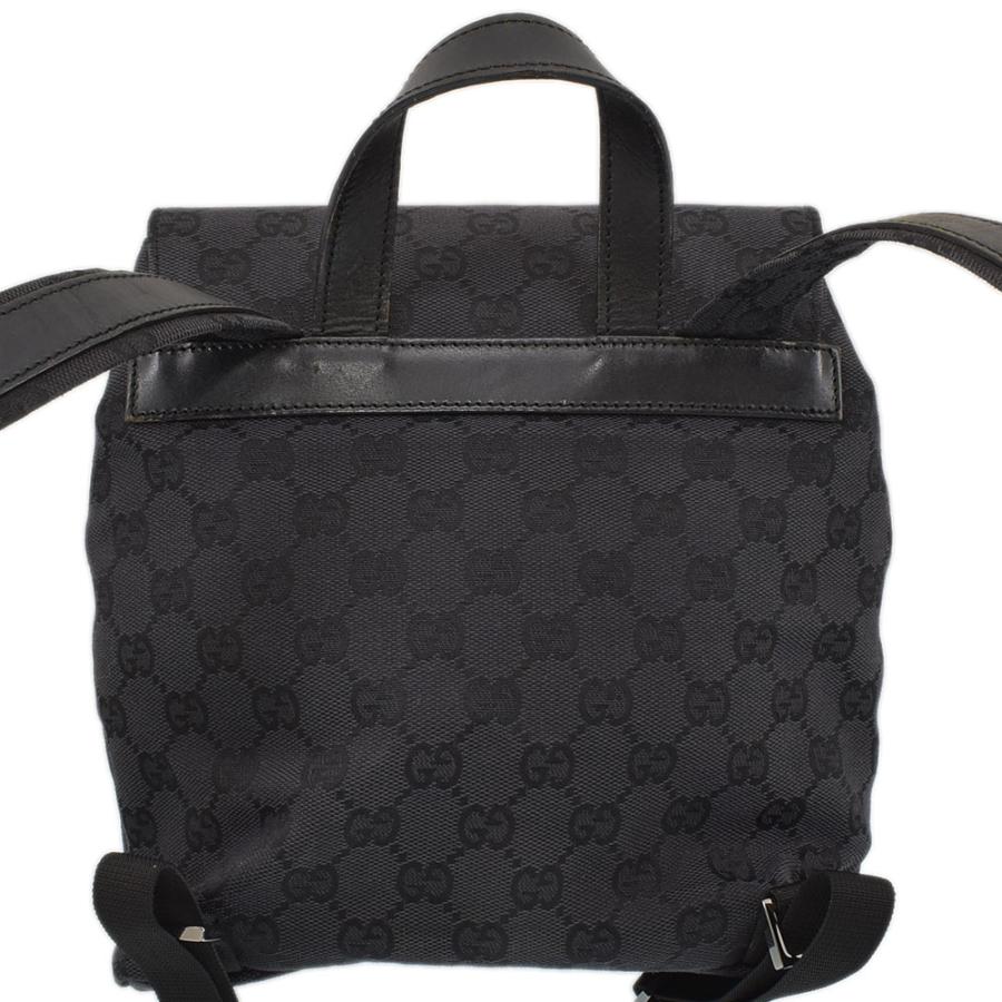 希少/人気】GUCCI ミニリュック GG柄 ブラック レザー 希少/人気】GUCCI ミニリュック GG柄 ブラック レザー