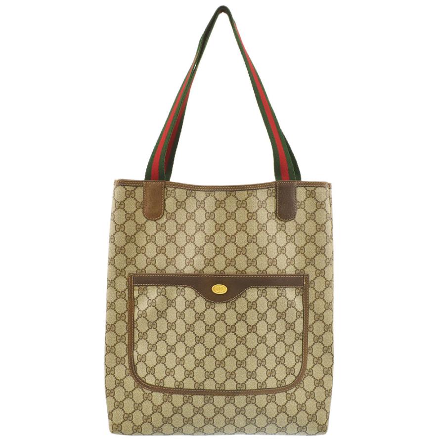 グッチ GUCCI トートバッグ オールドグッチ シェリーライン トート