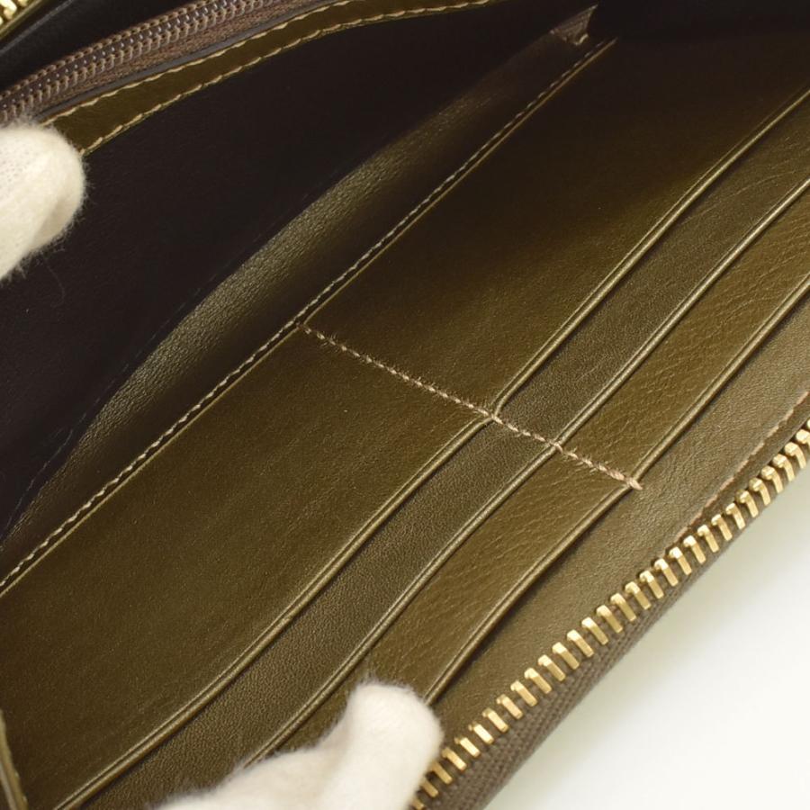 GUCCI グッチ 長財布 GGキャンバス ラウンドファスナーウォレット