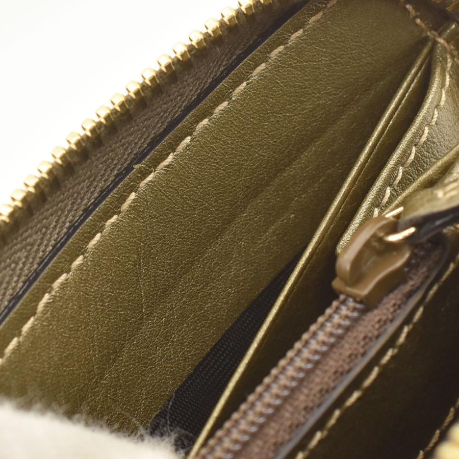 GUCCI グッチ 長財布 GGキャンバス ラウンドファスナーウォレット