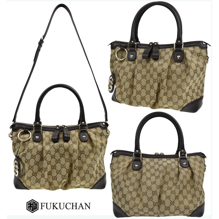 GUCCI/グッチ GGキャンバス SUKEY/スーキー 2wayショルダーバッグ