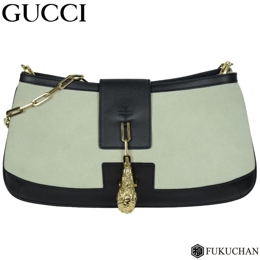 GUCCI/グッチ タイガーヘッド モチーフ チェーンショルダー