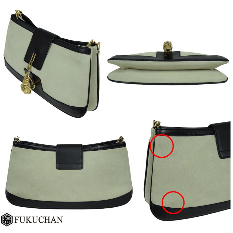 GUCCI/グッチ タイガーヘッド モチーフ チェーンショルダー