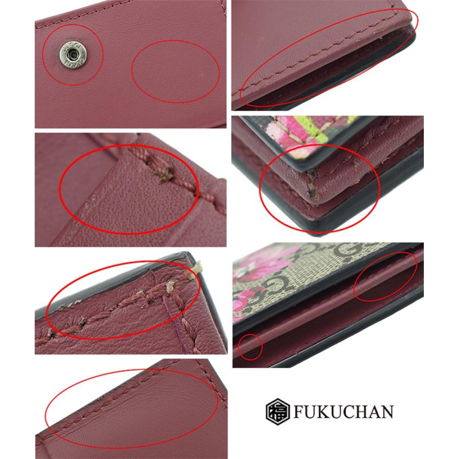 GUCCI グッチ GGブルームス お札入れ付き カードケース ベージュ  