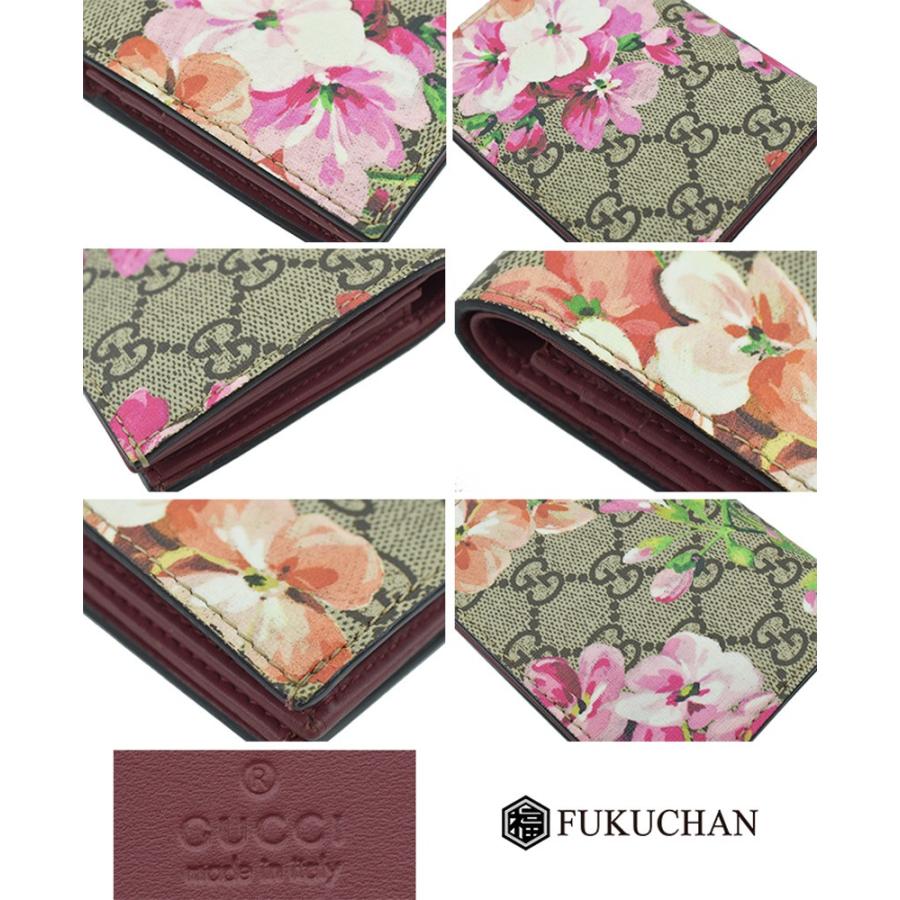 GUCCI グッチ GGブルームス お札入れ付き カードケース ベージュ  