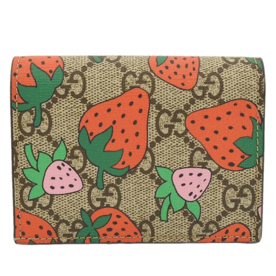 GUCCI グッチ GGスプリーム ストロベリー ウォレット 財布 GG 