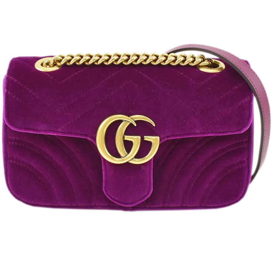 GUCCI（グッチ） チェーンショルダーバッグ GGマーモント キルティング