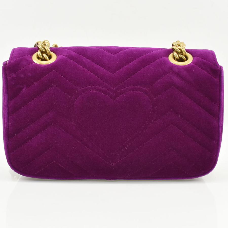 GUCCI（グッチ） チェーンショルダーバッグ GGマーモント キルティング