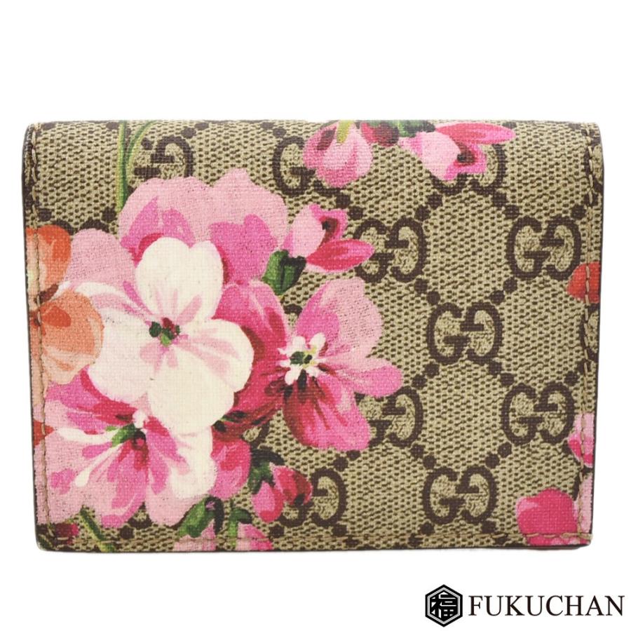 GUCCI（グッチ） GGブルームス お札入れ付き カードケース ベージュ