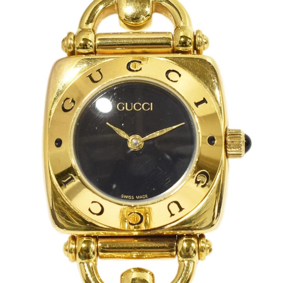 グッチ GUCCI レディースウォッチ クオーツ 腕時計 6400L ゴールド  