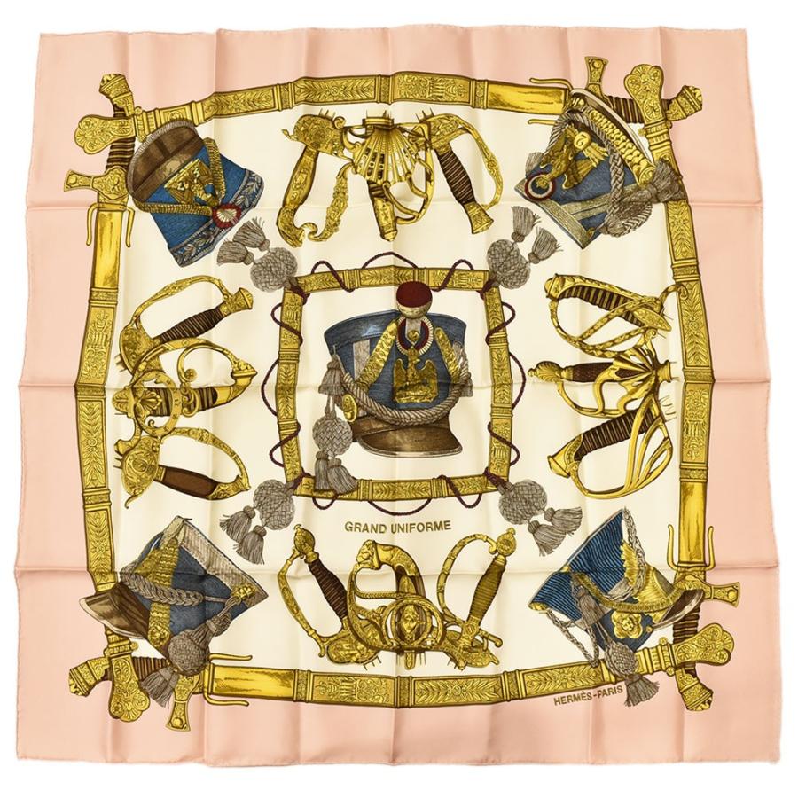 エルメス HERMES カレ90 スカーフ GRAND UNIFORME グランユニフォーム