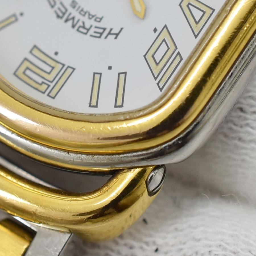 HERMES（エルメス） ラリー 白文字盤 レディースウォッチ ヴィンテージ