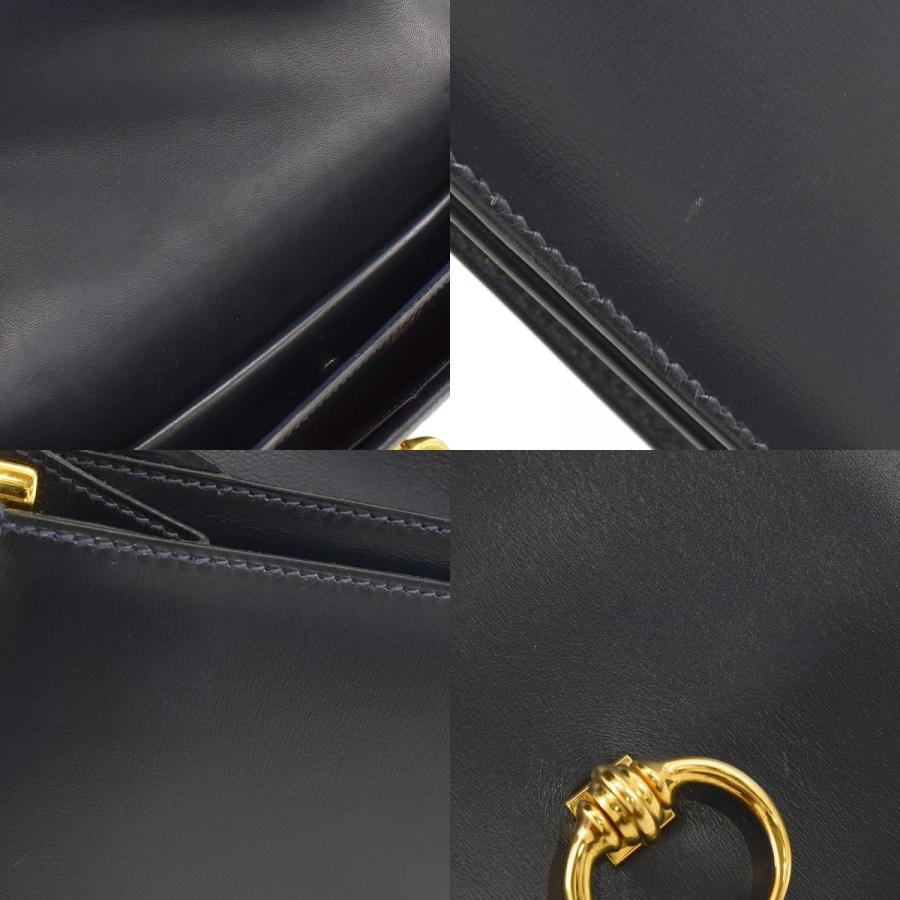 HERMES エルメス セクアナ 22 ワンショルダーバッグ ボックスカーフ