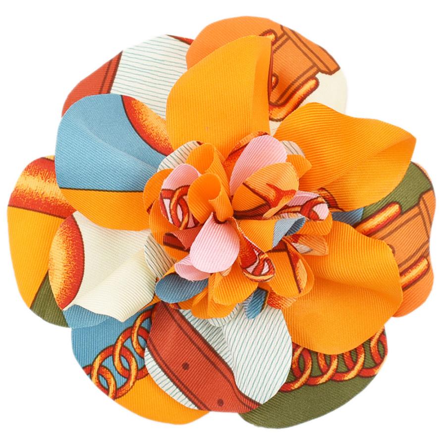 エルメス HERMES ブローチ フローラ コサージュ FLORA アクセサリー 髪 
