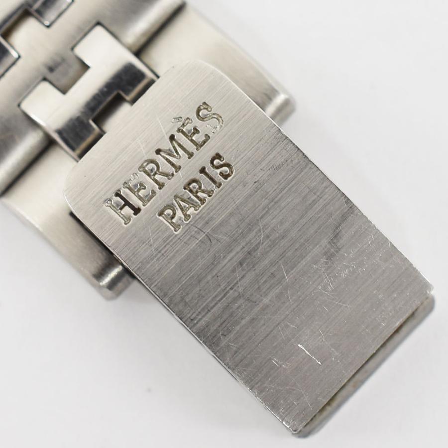 【美品】HERMES エルメス 腕時計 キャプテンニモ シルバー メンズ HERMES エルメス キャプテンニモ 腕時計 ステンレススチール