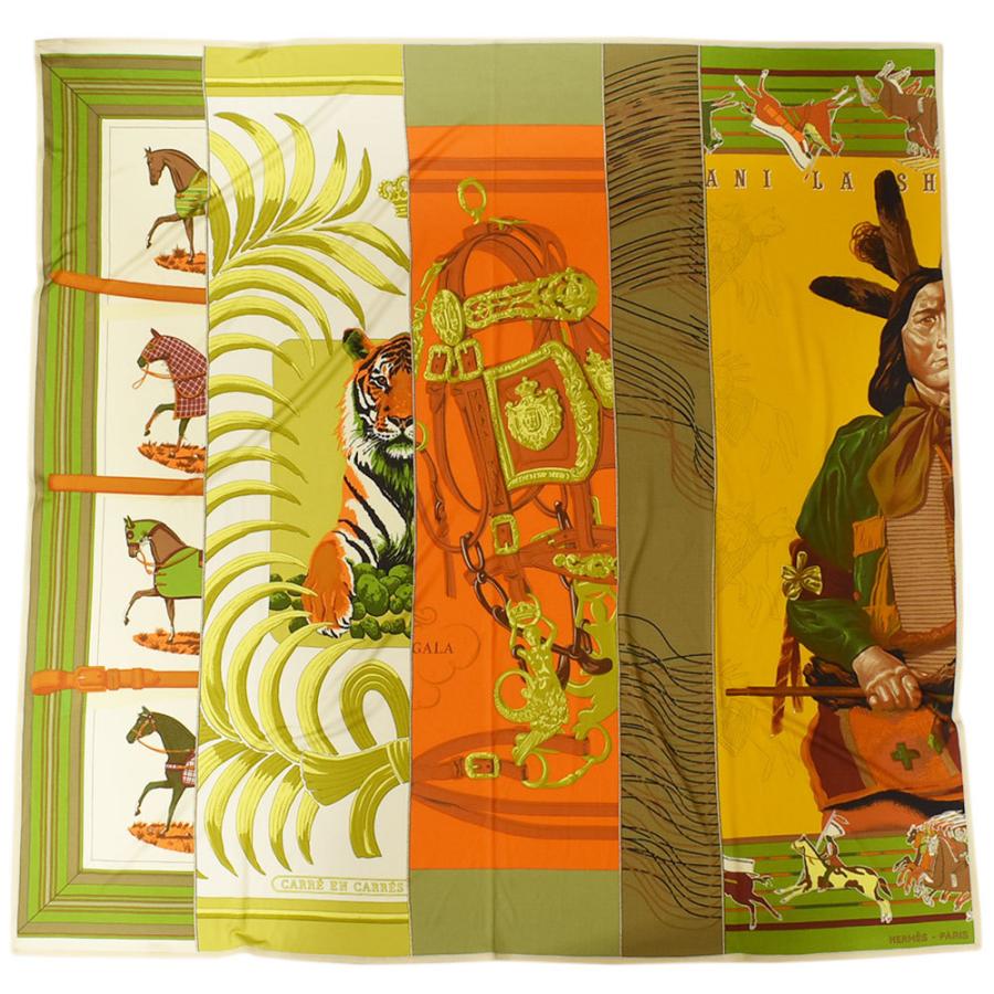 HERMES（エルメス） スカーフ カレ90 メゾン・デ・カレ BRIDES de GALA