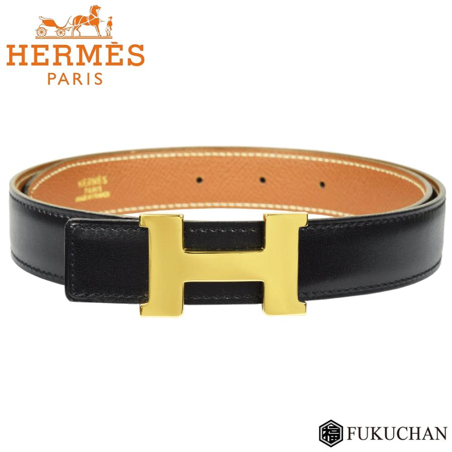 Hermes エルメスH ベルト 95cm ブラウン ブラック Hermes エルメスH ベルト 95cm ブラウン ブラック