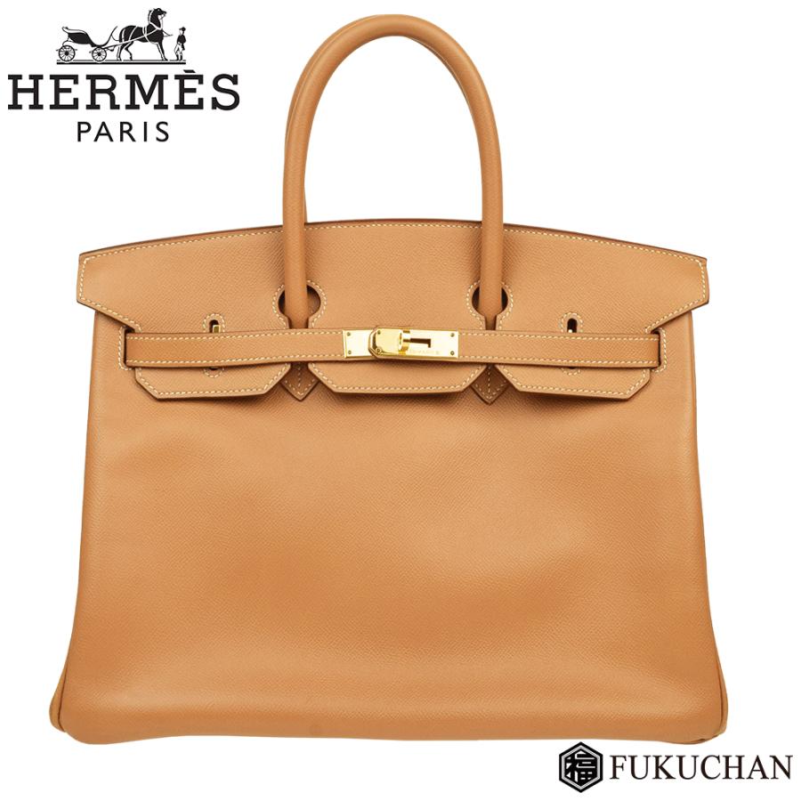 HERMES/エルメス バーキン35 クシュベル×ナチュラル ゴールド金具 □B