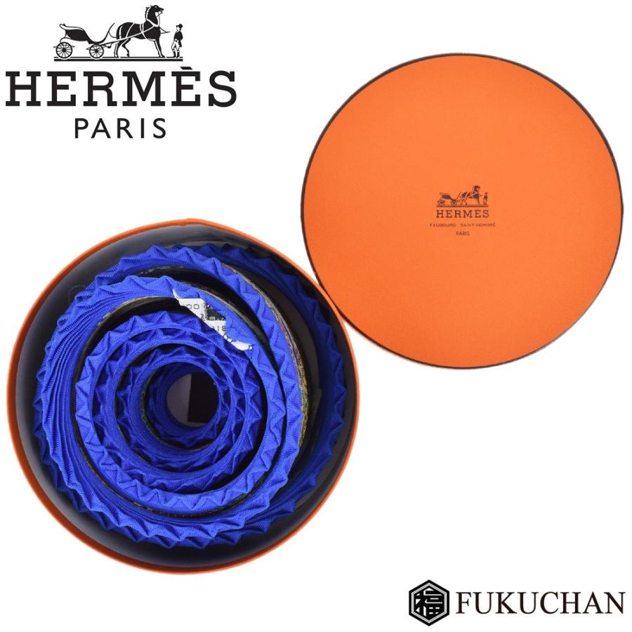HERMES/エルメス カレ プリーツ スカーフ ART des STEPPES(ステップ  