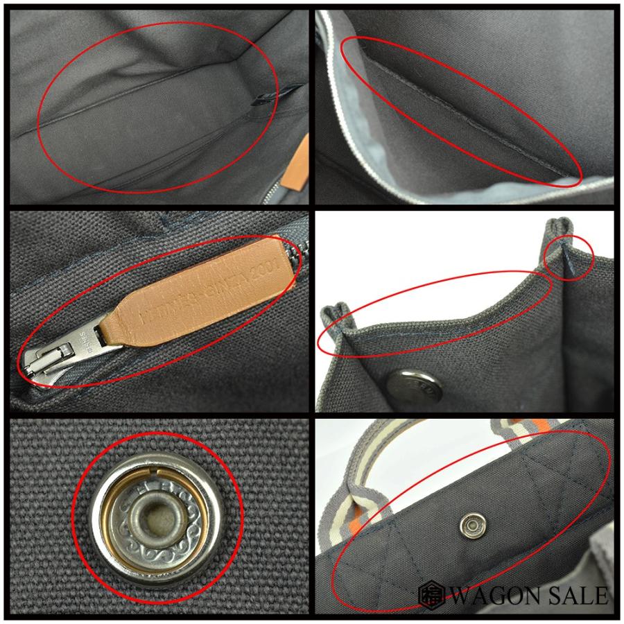 HERMES/エルメス フールトゥPM トートバッグ グレー×ホワイト HERMES/エルメス フールトゥPM トートバッグ グレー×ホワイト