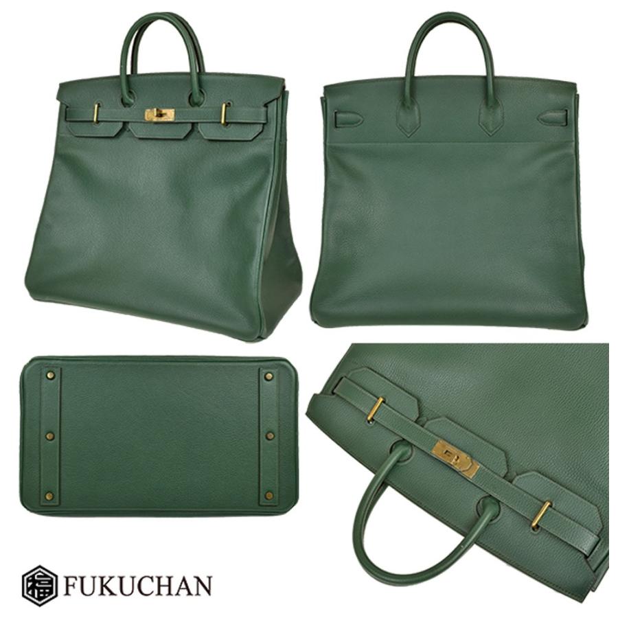 HERMES/エルメス オータクロア45 アルデンヌ 〇U刻印 グリーン