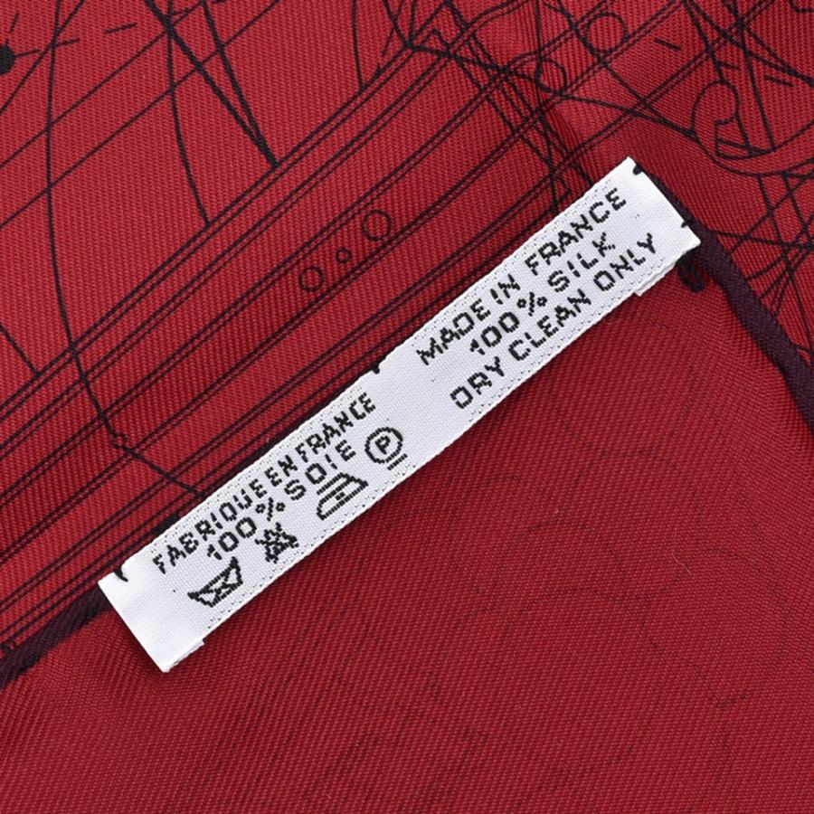 エルメス 美品 プチカレ ハンカチ 球体が奏でる音楽