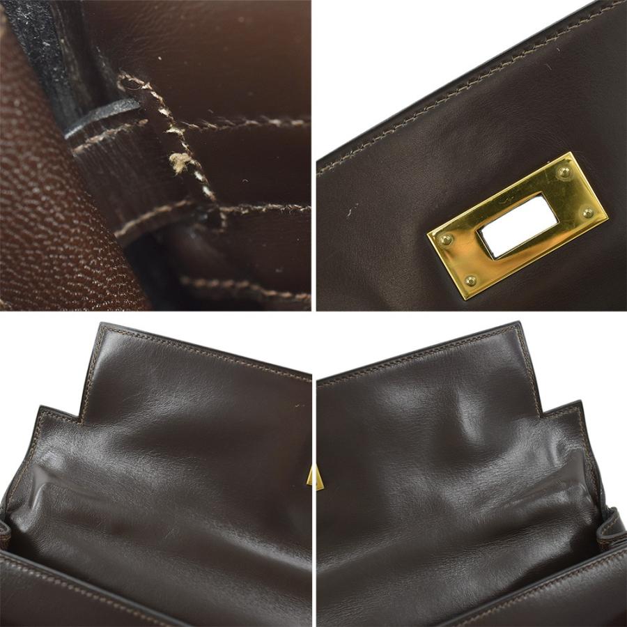 HERMES（エルメス） ケリー32 内縫い トワルアッシュ×ボックスカーフ