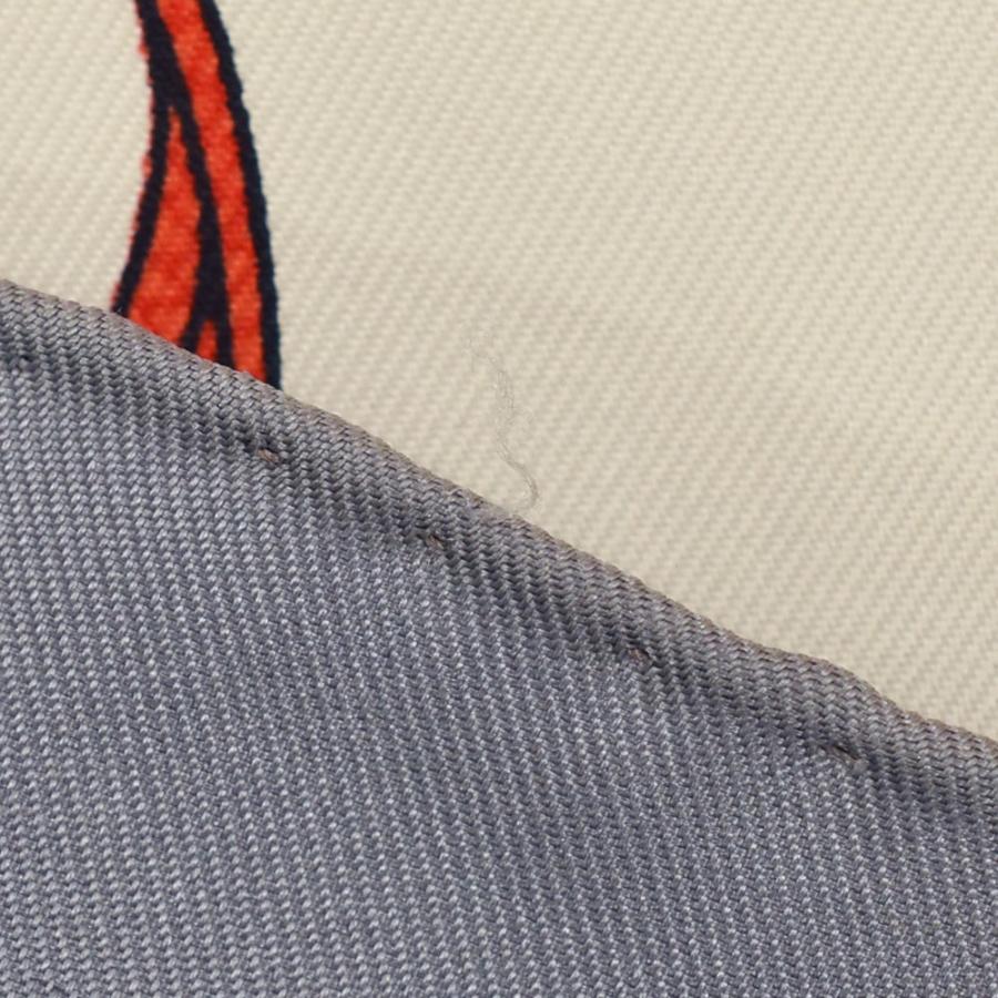 HERMES（エルメス） カレ90 Eperon d'or スカーフ シルク100％ グレー