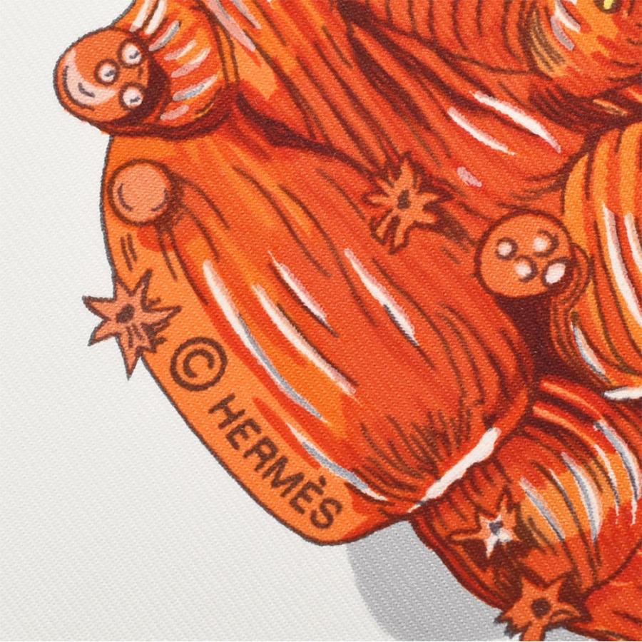 新品未使用✨HERMESエルメス　珊瑚の小道　カレ90 ネイビー HERMES 美品 エルメス カレ90 CHEMINS DE CORAIL 珊瑚の小道