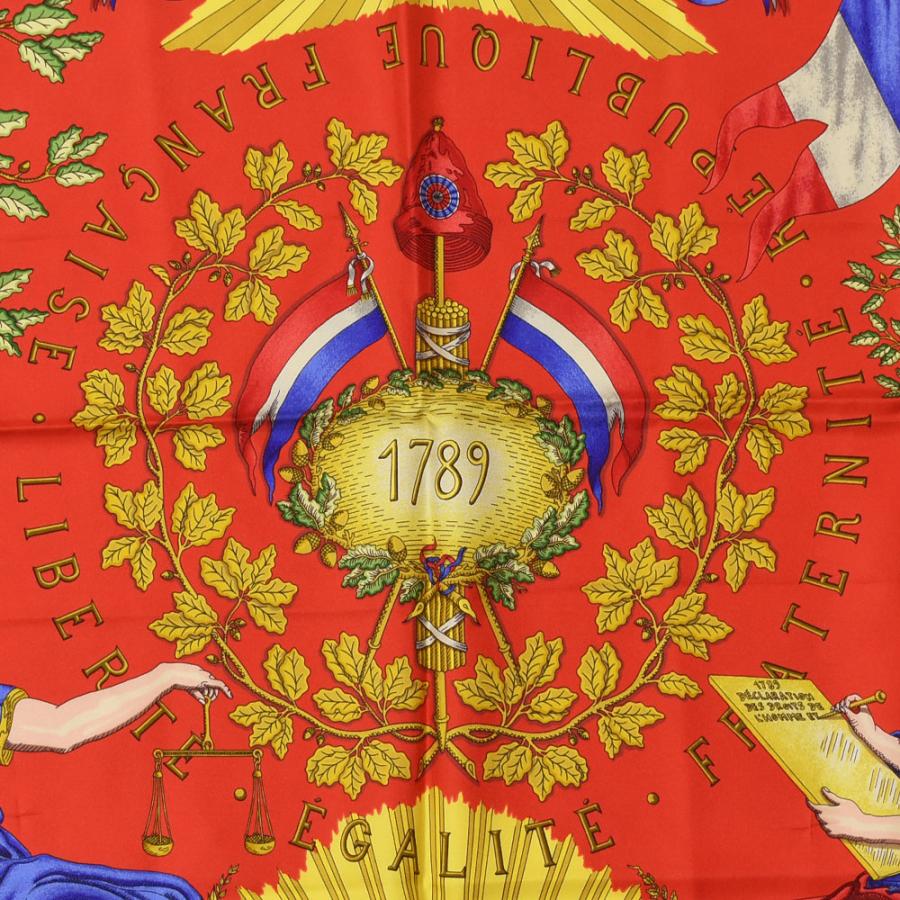 HERMES（エルメス） スカーフ カレ90 LIBERTE EGALITE FRATERNITE 