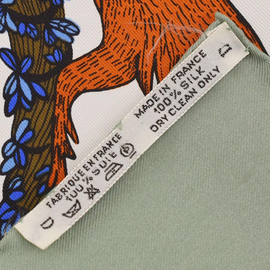 HERMES（エルメス） スカーフ カレ90 アニマル 動物 シルク100