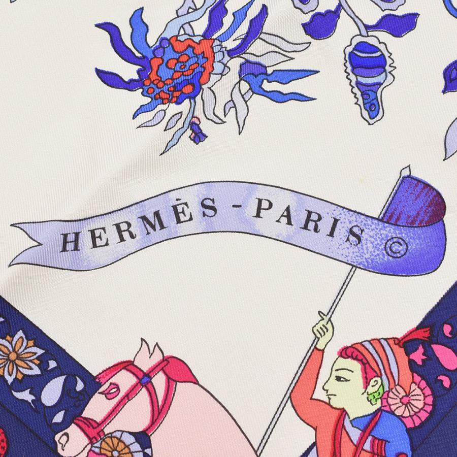 HERMES エルメス スカーフ カレ90 Fantaisies indiennes 眩惑の
