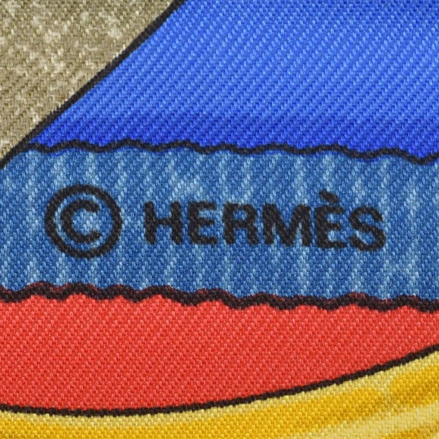 HERMES エルメス スカーフ カレ90 Grand Manege 大調教術 シルク