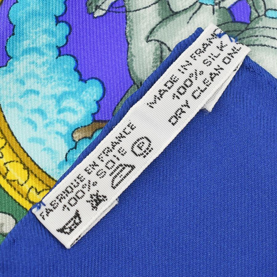 エルメス HERMES スカーフ カレ タグ付き カラムダン QALAMDAN HERMES Vintage Silk Scarf Carre 90 QALAMDAN エルメス シルク