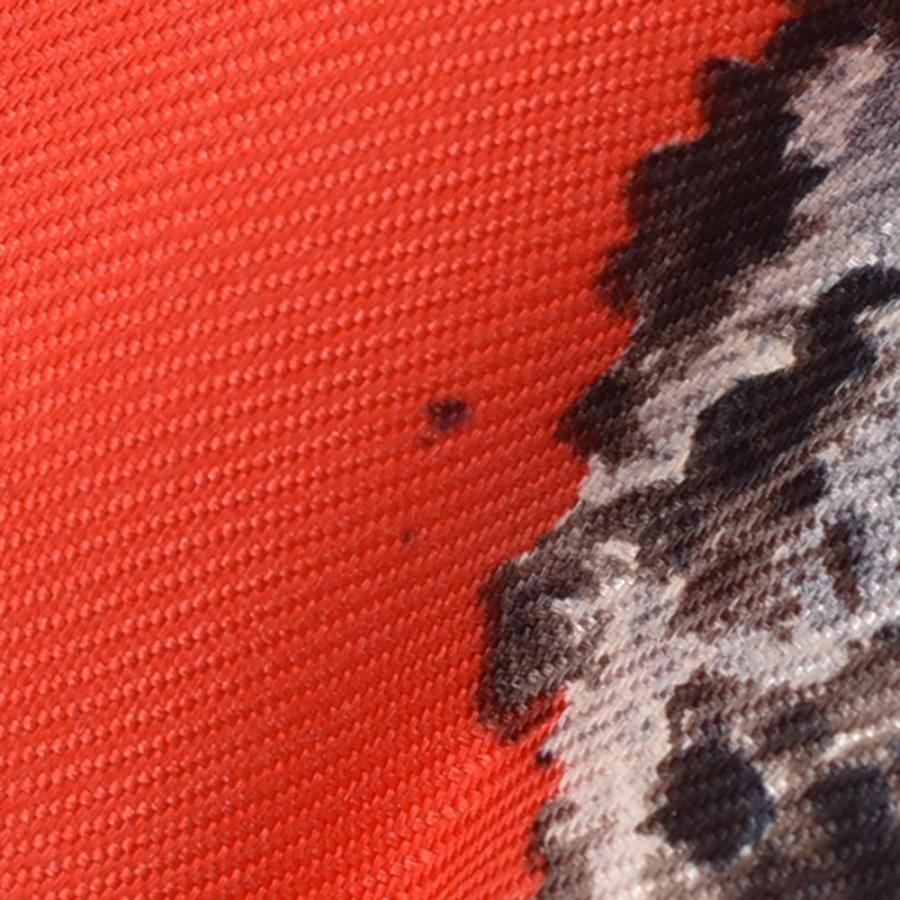 HERMES（エルメス） カレ90 スカーフ きのこ柄 シルク100％ レッド