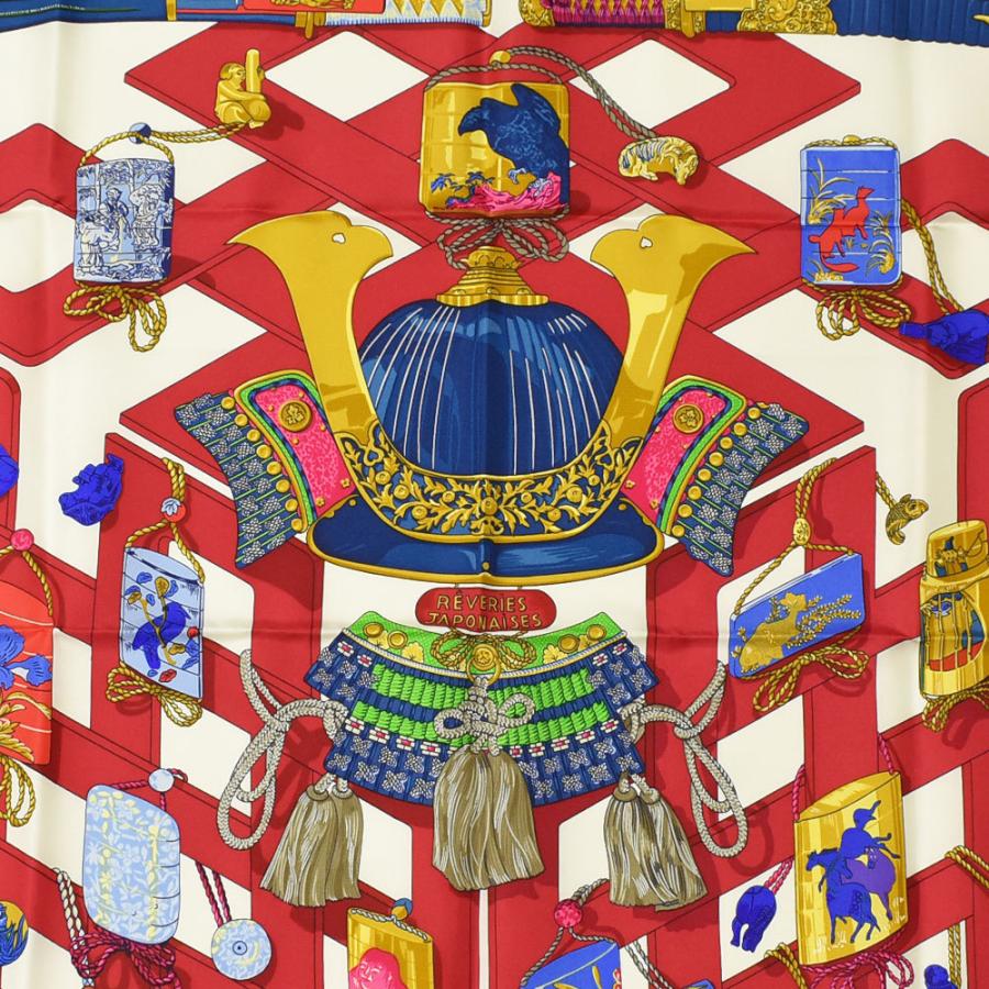 HERMES（エルメス） カレ90 スカーフ REVERIES JAPONAISES 日本への