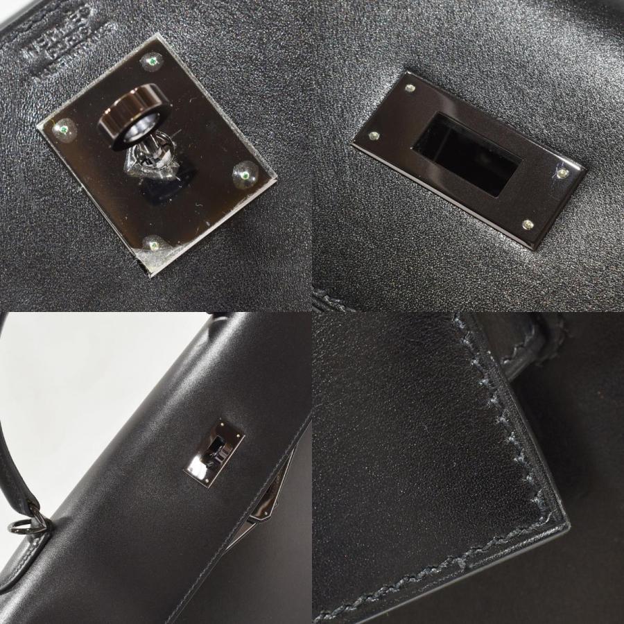 エルメス　ケリー32センチ エルメス HERMES ケリー32 内縫い T刻印 ブラック ゴールド金具